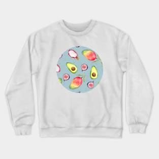 Summer Fruit | Watercolor | Pattern Crewneck Sweatshirt